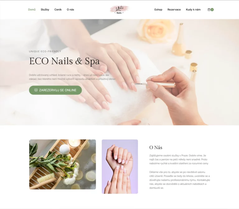 Mẫu dành cho tiệm Nails 01