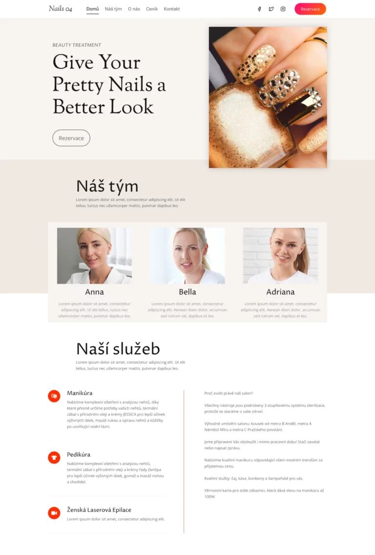 Mẫu dành cho tiệm Nails 04